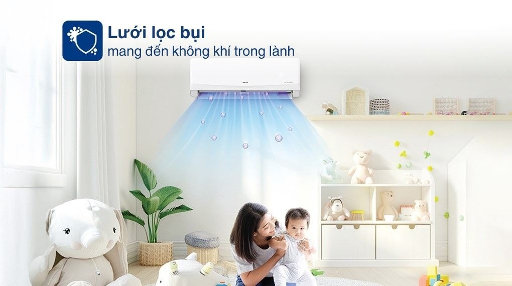 Điều hòa Aux 12000btu AW13CAA4DI-3VN, 1 chiều inverter